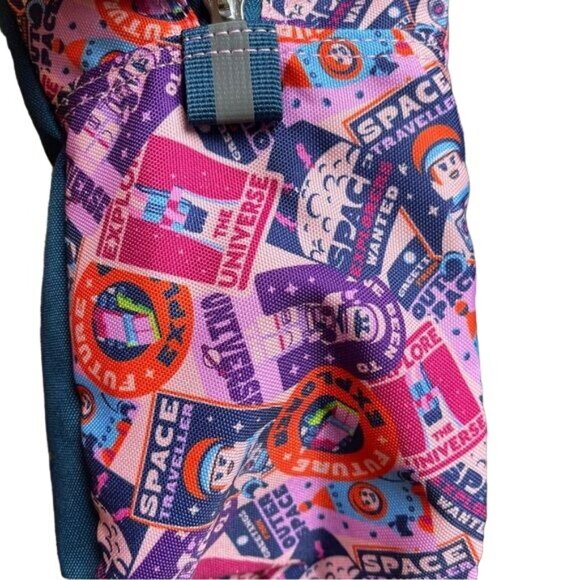 Gift Space Explorers Backpack Minifig Design Classic Zip Pocket Back School New - Picture 13 of 13